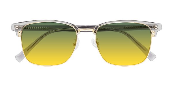 Front of Waxler in Crystal Gray/Gold