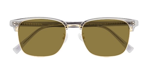 Front of Waxler in Crystal Gray/Gold