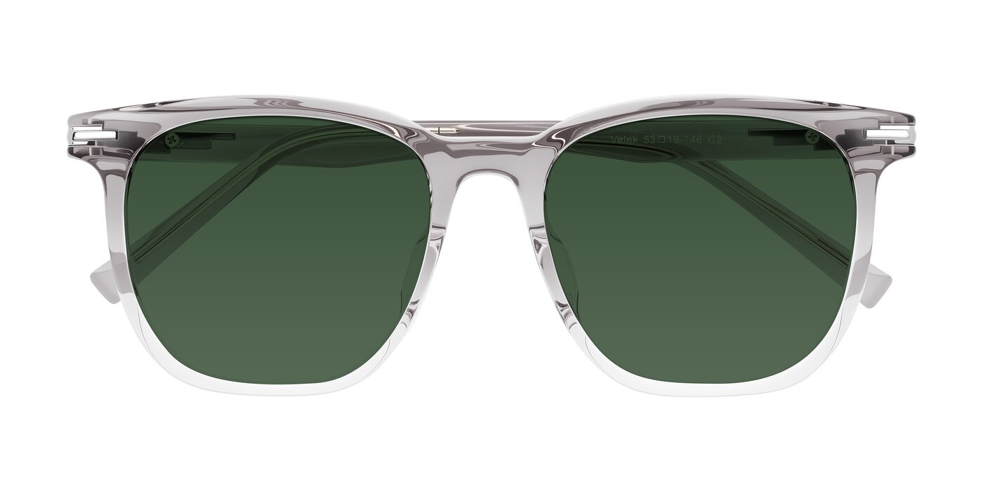 Velek - Gradient Crystal Gray Tinted Sunglasses