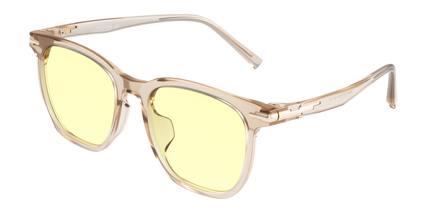 Angle of Velek in Champagne with Light Yellow Tinted Lenses