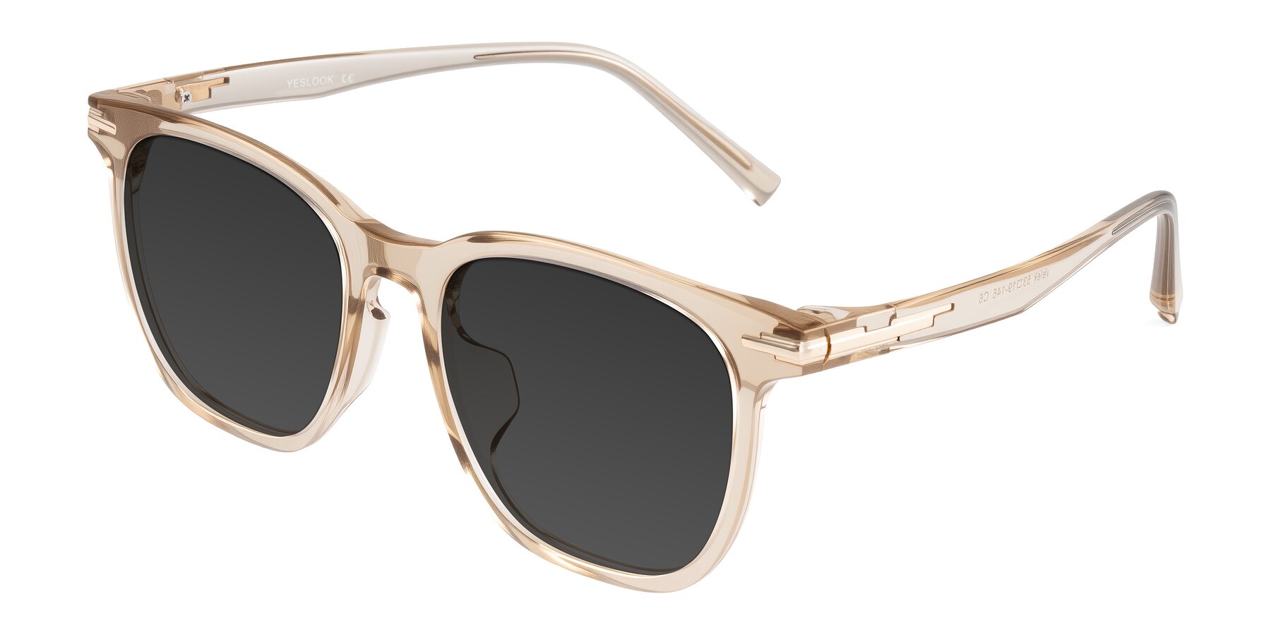 Angle of Velek in Champagne with Gray Tinted Lenses