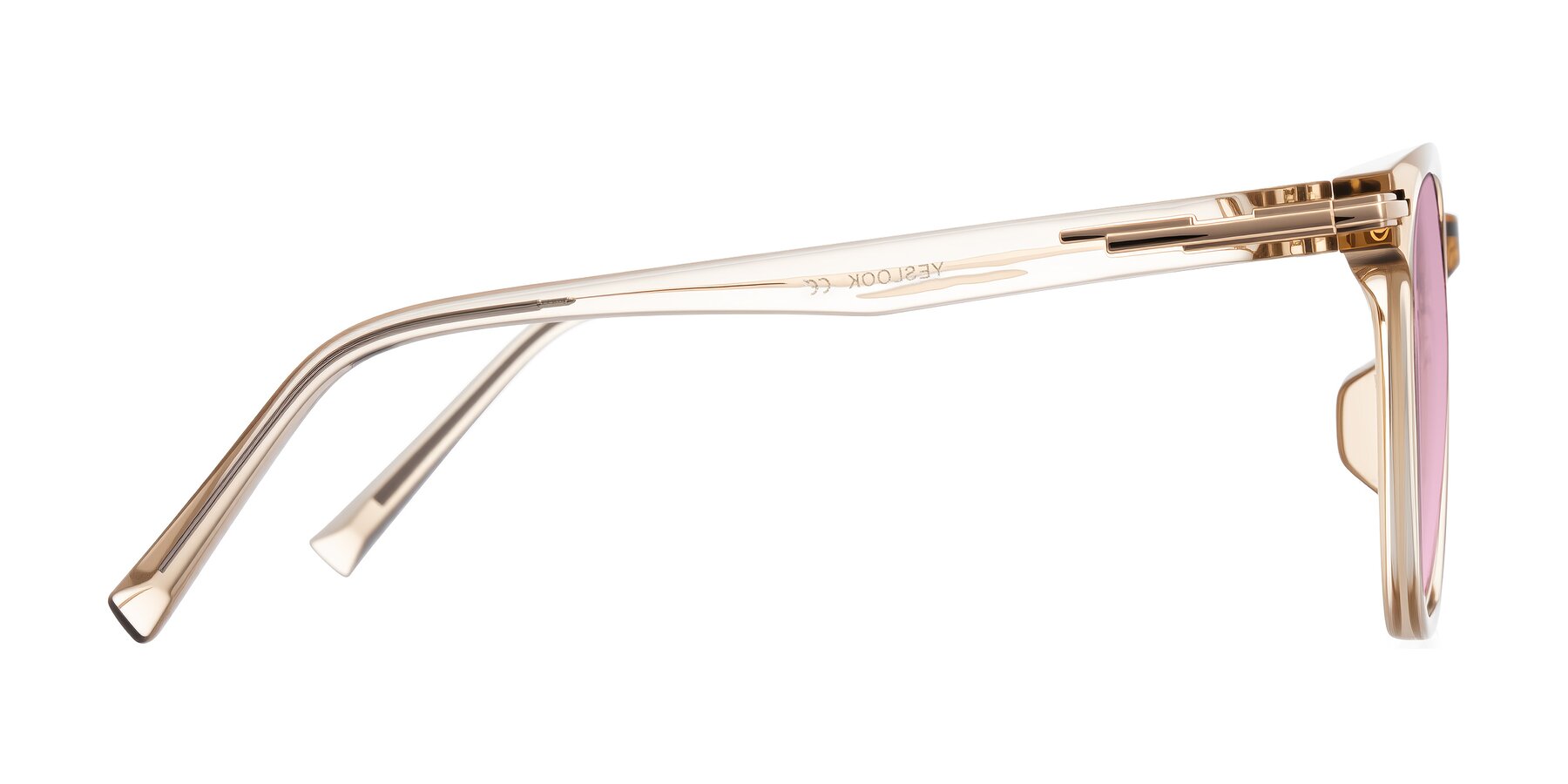 Side of Velek in Champagne with Light Wine Tinted Lenses