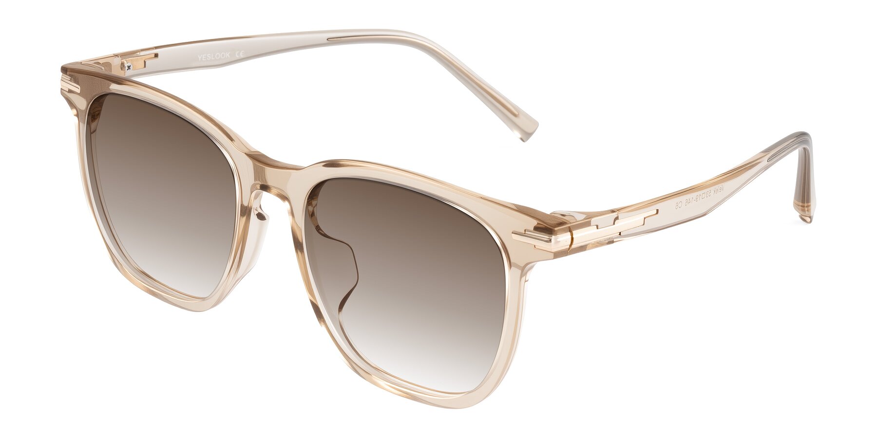 Angle of Velek in Champagne with Brown Gradient Lenses