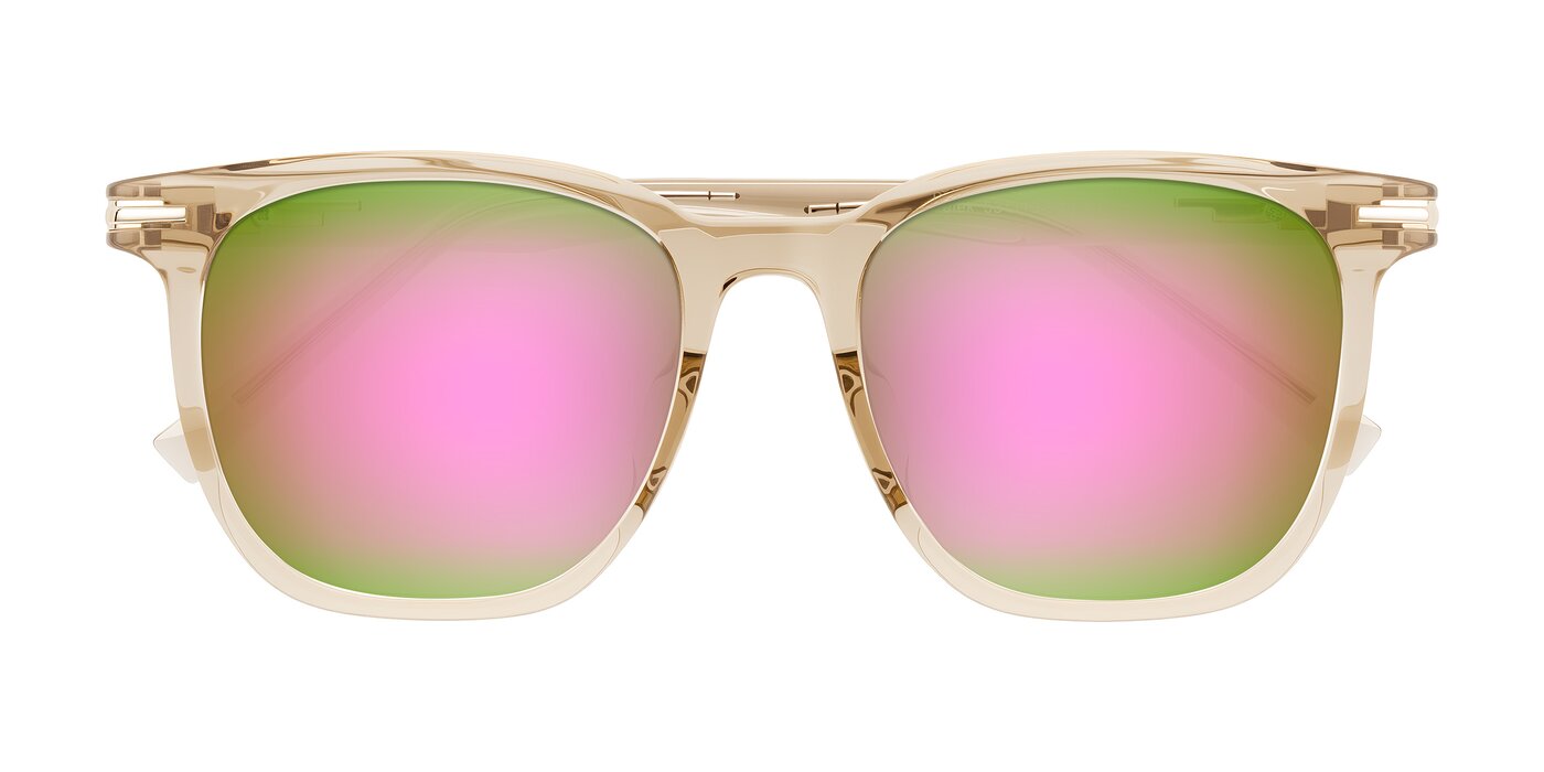 Velek - Champagne Flash Mirrored Sunglasses