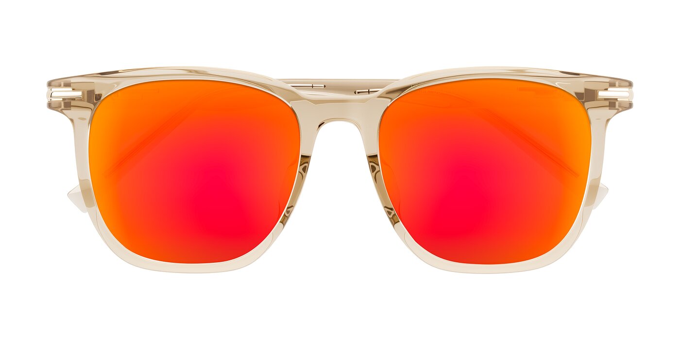 Velek - Champagne Flash Mirrored Sunglasses
