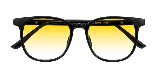 Front of Ruhling in Black