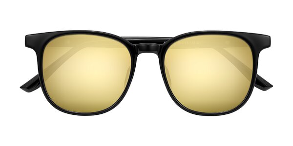 Front of Ruhling in Black