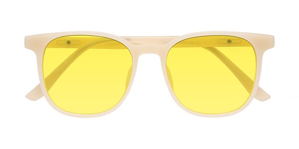 Front of Ruhling in Apricot