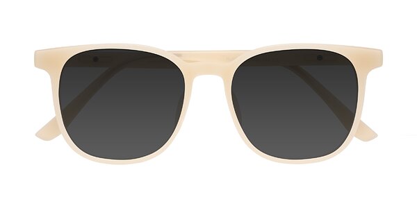 Front of Ruhling in Apricot