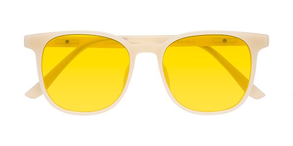 Front of Ruhling in Apricot