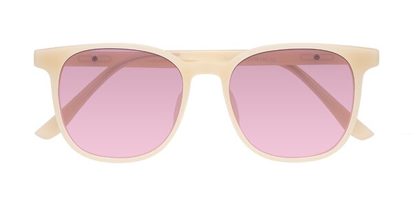 Front of Ruhling in Apricot