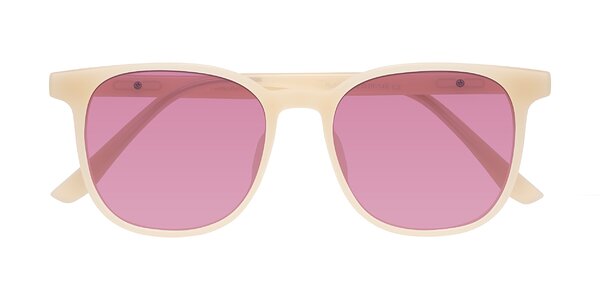 Front of Ruhling in Apricot