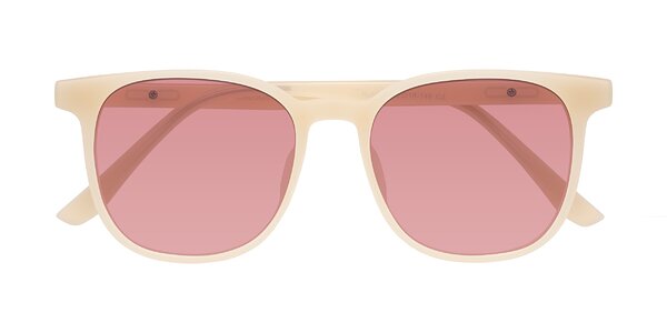 Front of Ruhling in Apricot