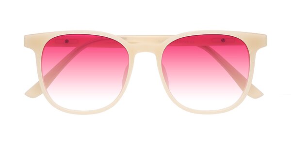 Front of Ruhling in Apricot