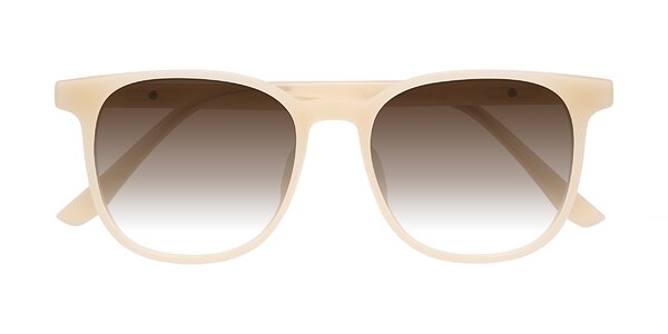 Front of Ruhling in Apricot