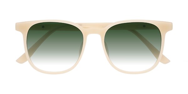 Front of Ruhling in Apricot