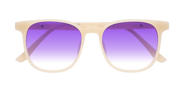 Front of Ruhling in Apricot