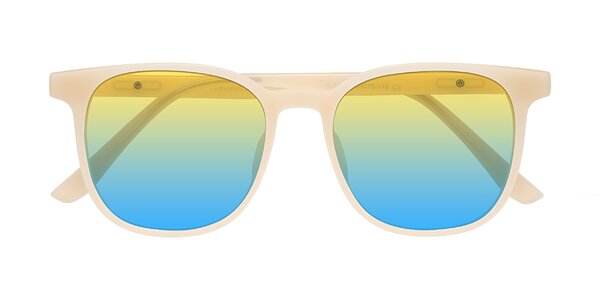 Front of Ruhling in Apricot