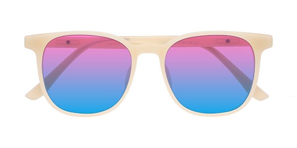 Front of Ruhling in Apricot