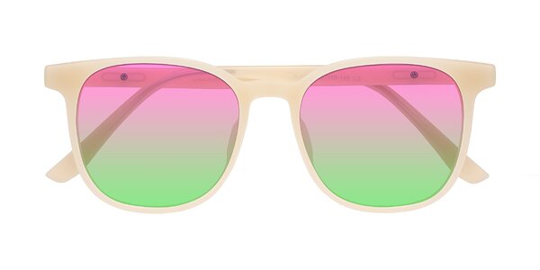 Front of Ruhling in Apricot