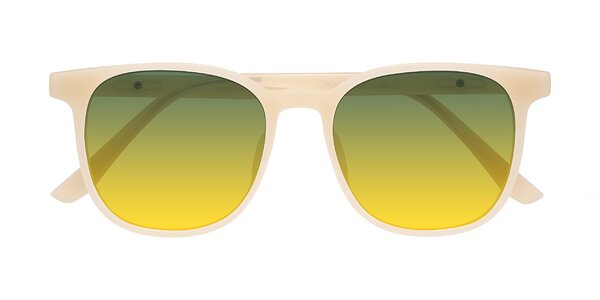 Front of Ruhling in Apricot