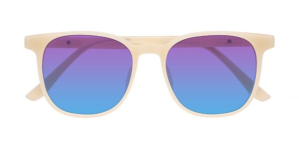 Front of Ruhling in Apricot