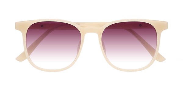 Front of Ruhling in Apricot