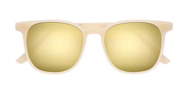 Front of Ruhling in Apricot