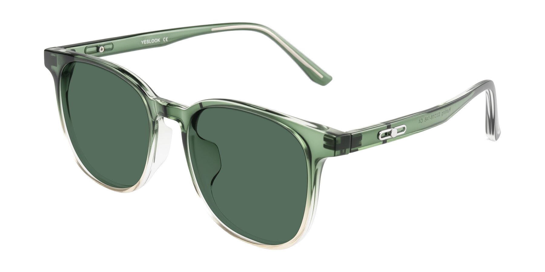 Angle of Ruhling in Gradient Green with Green Polarized Lenses