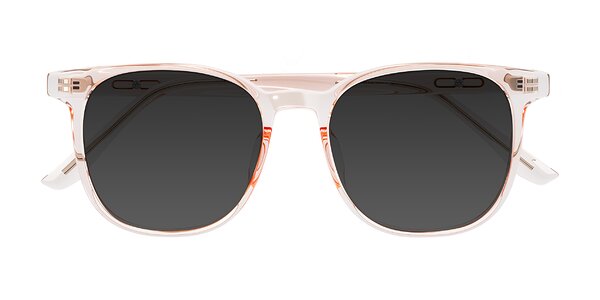 Front of Ruhling in Transparent Pink