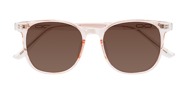 Front of Ruhling in Transparent Pink