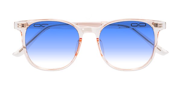 Front of Ruhling in Transparent Pink