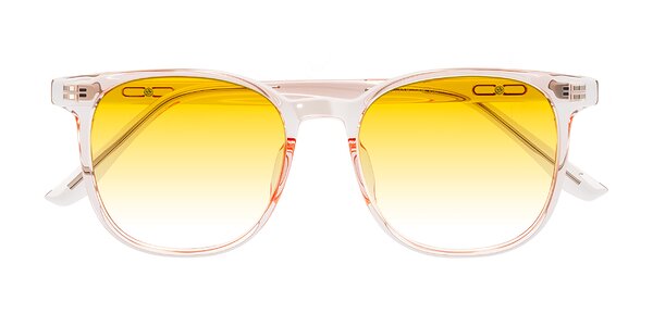 Front of Ruhling in Transparent Pink