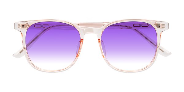 Front of Ruhling in Transparent Pink