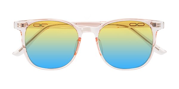 Front of Ruhling in Transparent Pink