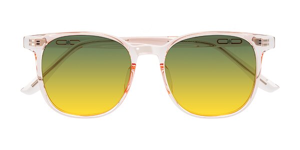 Front of Ruhling in Transparent Pink