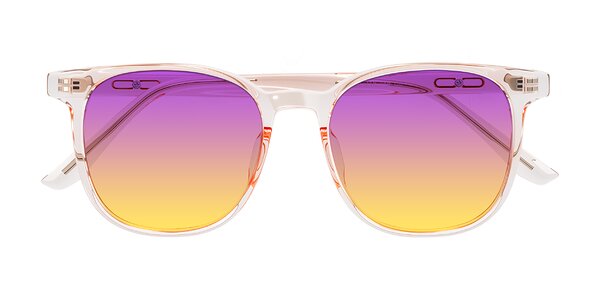 Front of Ruhling in Transparent Pink