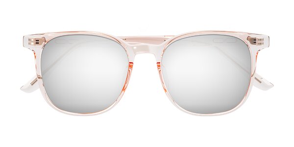 Front of Ruhling in Transparent Pink