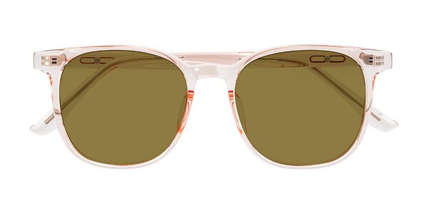 Front of Ruhling in Transparent Pink