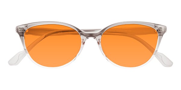 Front of Hickman in Gray/Light Pink