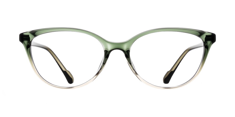 Hickman - Gradient Green Eyeglasses