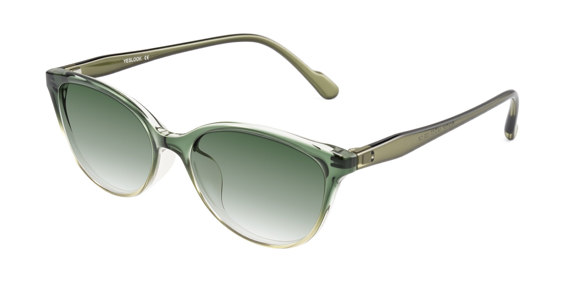 Angle of Hickman in Gradient Green with Green Gradient Lenses