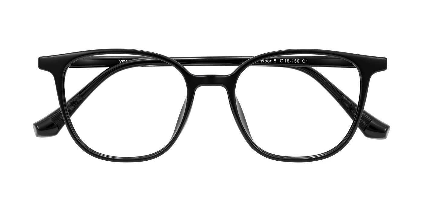 Noor - Black Eyeglasses