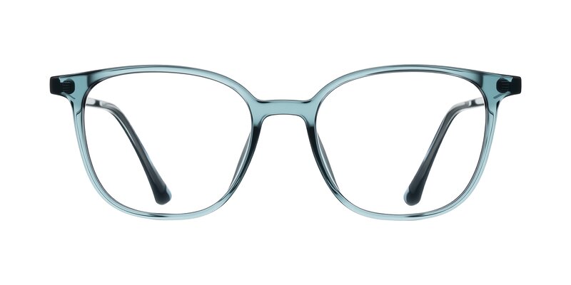 Noor - Transparent Blue Eyeglasses