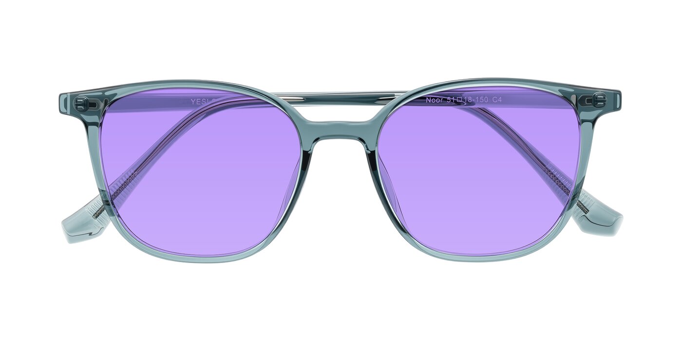 Noor - Transparent Blue Tinted Sunglasses