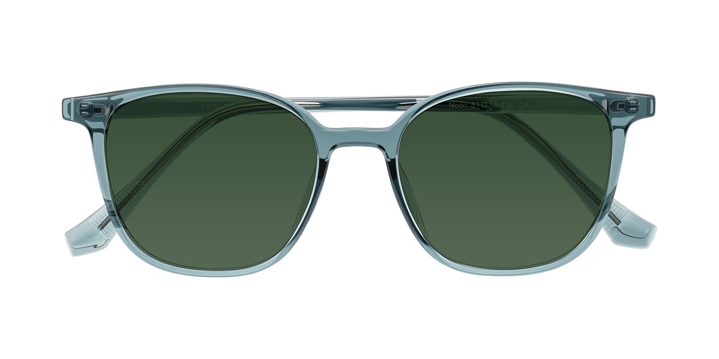 Noor - Transparent Blue Tinted Sunglasses