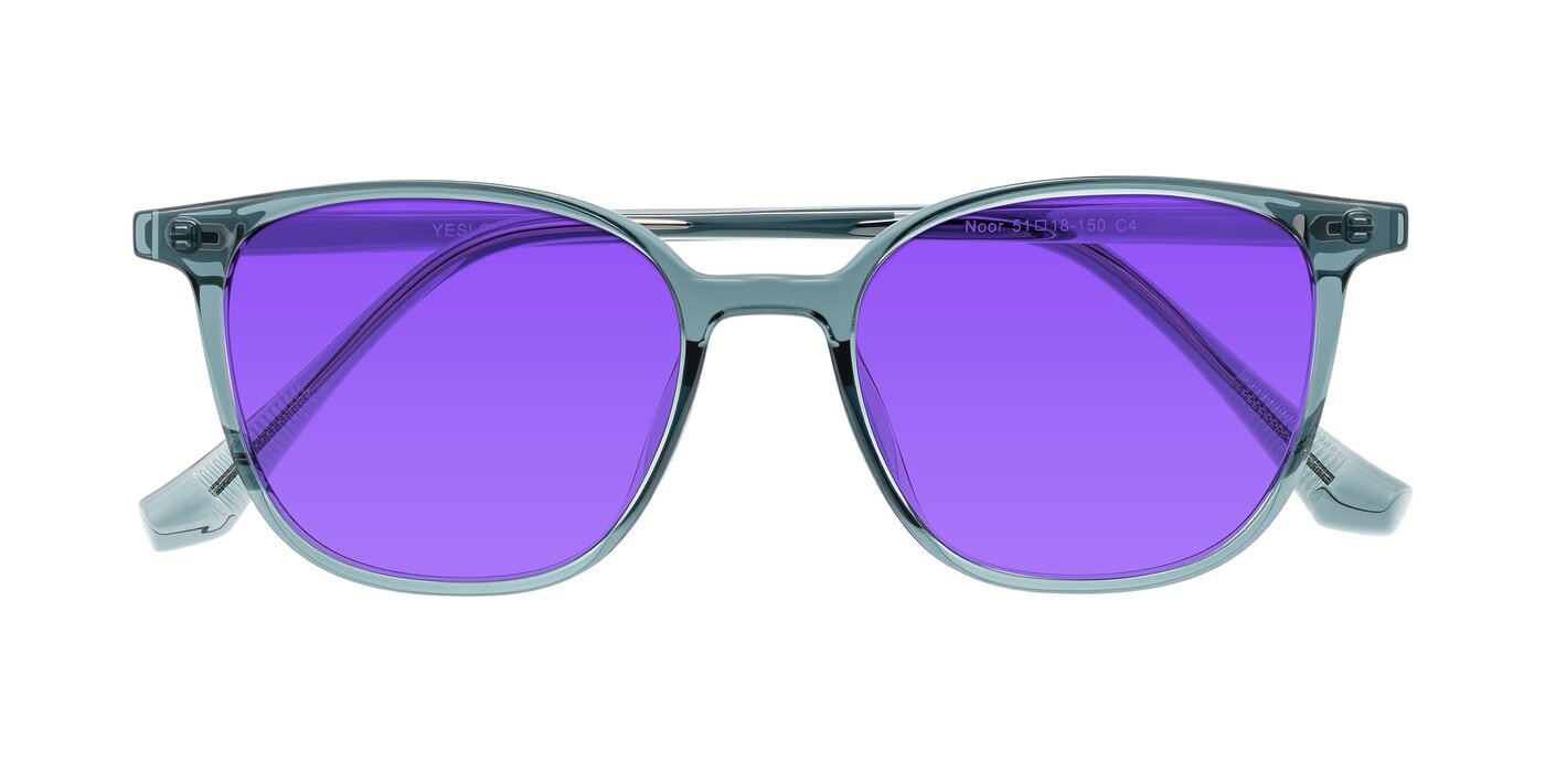 Noor - Transparent Blue Tinted Sunglasses