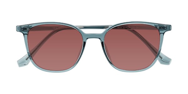 Front of Noor in Transparent Blue