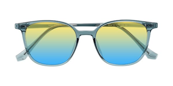 Front of Noor in Transparent Blue