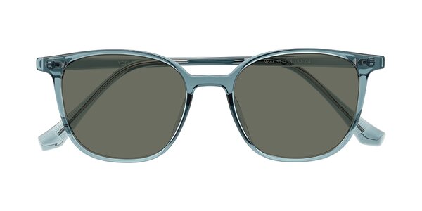 Front of Noor in Transparent Blue